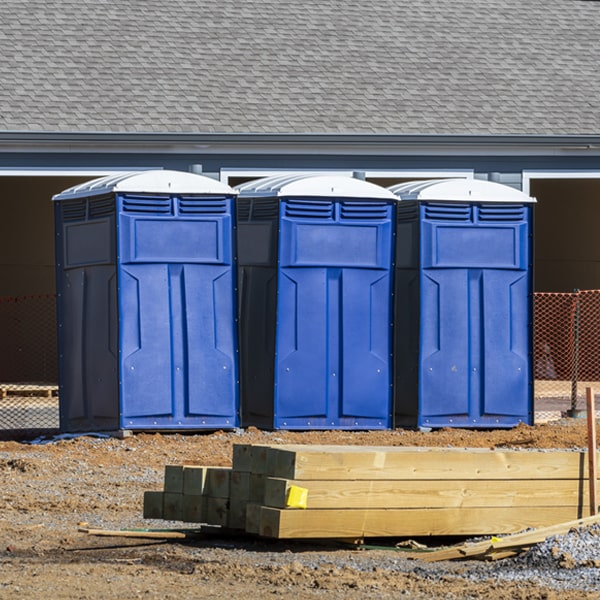 how do you ensure the porta potties are secure and safe from vandalism during an event in Birch Harbor